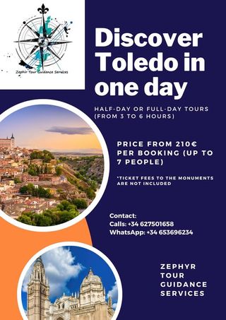 TOURS GUIADOS DE TOLEDO EN CASTELLANO E INGLÉS.