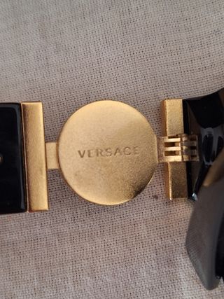 Gafas Versace Negras y Doradas