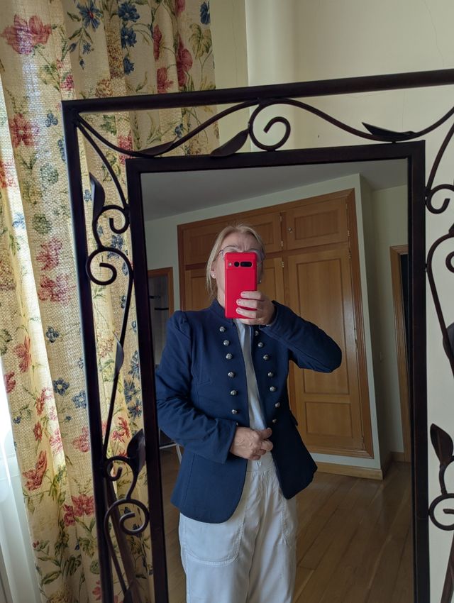 Chaqueta azul talla M/L