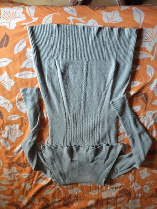 Vestido punto gris Talla XS/S