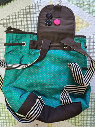 Mochila juvenil con lunares