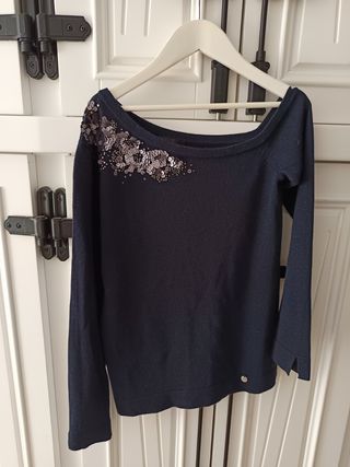 Blusa Liu Jo Blaumarina con Lentejuelas