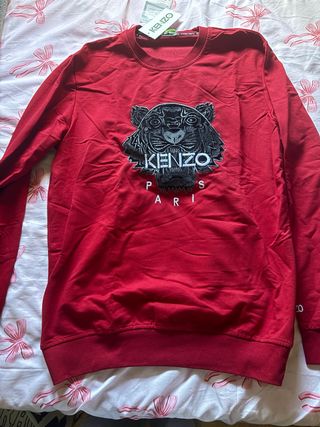 Sudadera Kenzo Tiger Roja Hombre