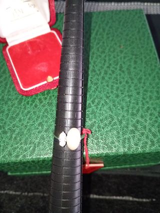 Anillo Plata de Ley Majorica Perla y Circonita