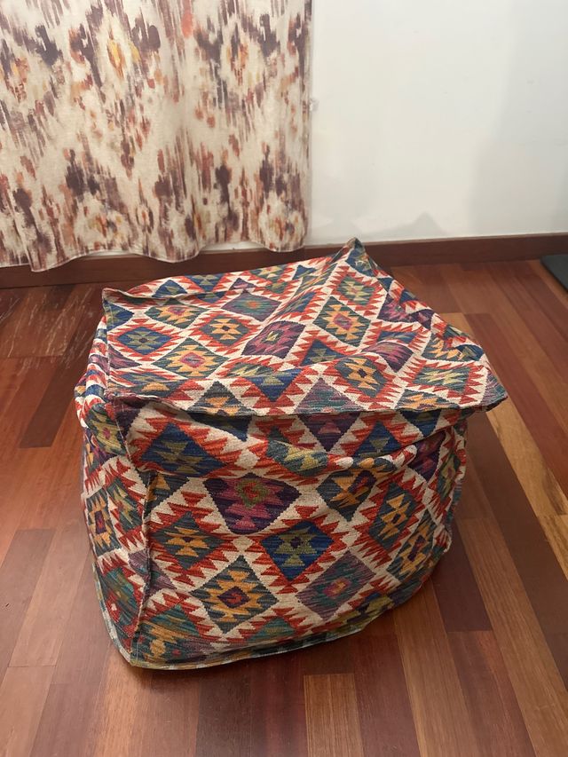 Puff / Asiento Kilim Multicolor