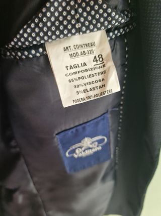 Abito Valditaro Blu Taglia 48