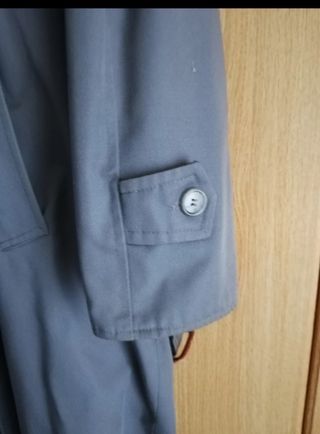 Trench uomo grigio