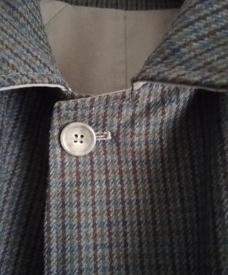 Trench uomo grigio