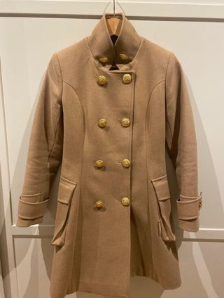 Abrigo camel 70% lana