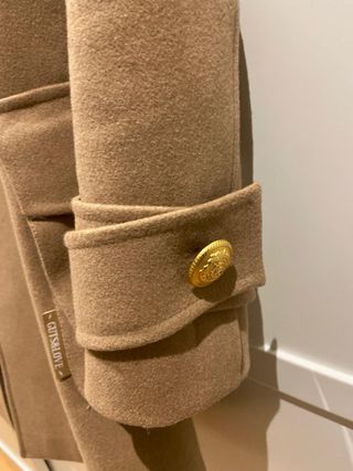 Abrigo camel 70% lana