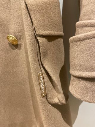 Abrigo camel 70% lana