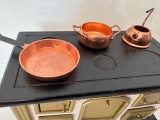 Cocina y Silla Muñecas Miniatura
