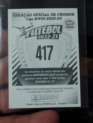 Card Henrique Araújo Benfica Liga Bwin 2022/23