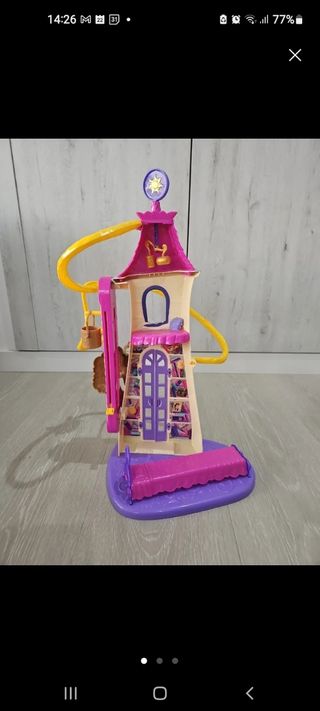 RAPUNZEL TORRE CASTILLO JUGUETE CON MUÑECA