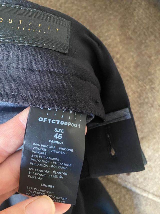 Pantaloni uomo Out/Fit neri