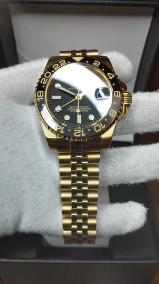 Reloj Seiko Mod GMT-Master II Bruce Wayne Dorado