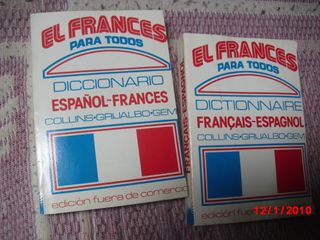 DICCIONARIOS ESPAÑOL-FRANCES A 2€ CADA FOTO