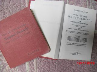 DICCIONARIOS ESPAÑOL-FRANCES A 2€ CADA FOTO