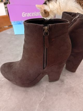 Botines Graceland Marrones Mujer