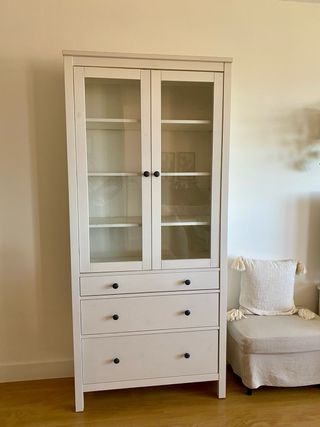 Vitrina Hemnes Ikea Blanca