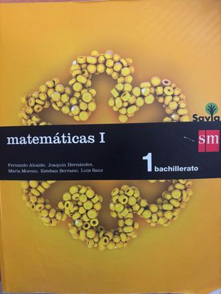 Matemáticas I. 1 Bachillerato. Savia