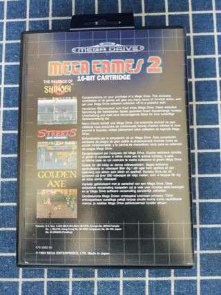 MEGADRIVE MEGAGAMES 2 ORIGINAL 