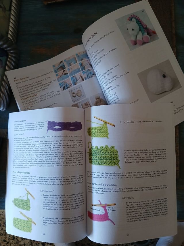 2 libros crochet