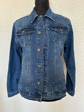 Cazadora vaquera con brillos