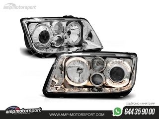 FAROS DELANTEROS OJOS DE ANGEL PARA VOLKSWAGEN BORA