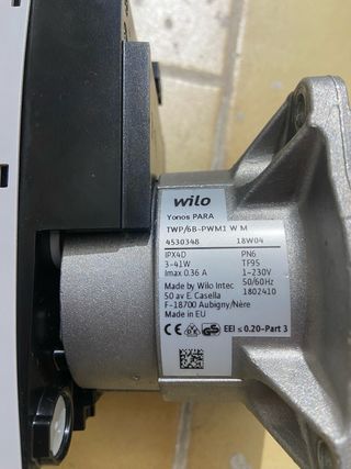 Bomba de agua Wilo Yonos PARA TWP/6B-PWM1