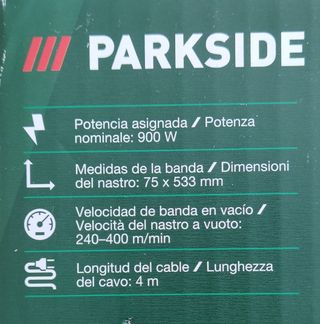 Lijadora de banda Parkside PBSD 900 A2