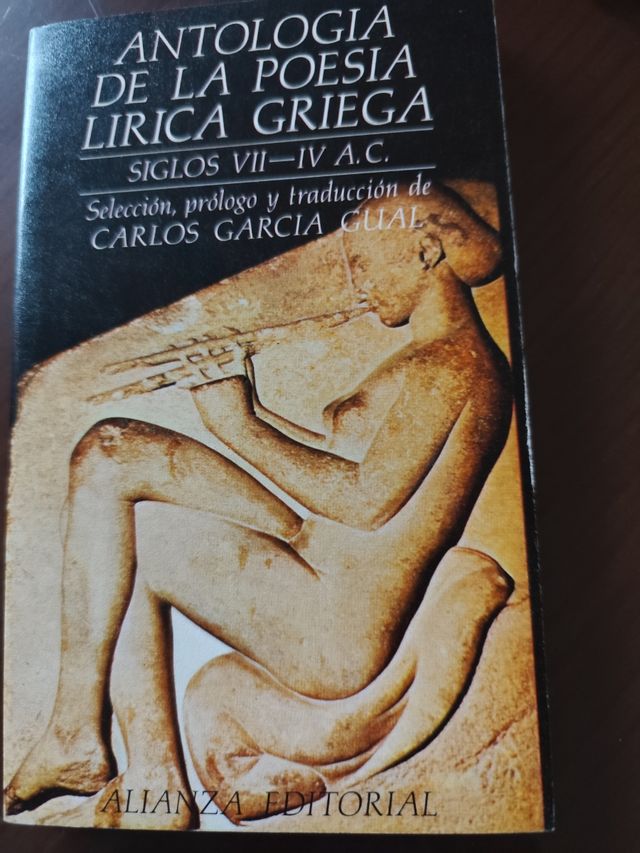 Antología de la poesía lírica griega