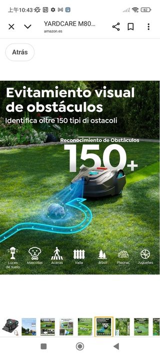 Robot cortacésped YARDCARE M800Plus