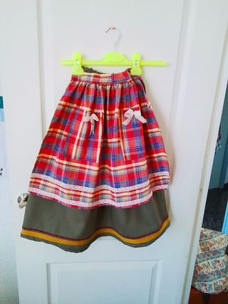 Traje Regional Niña Multicolor 2 años