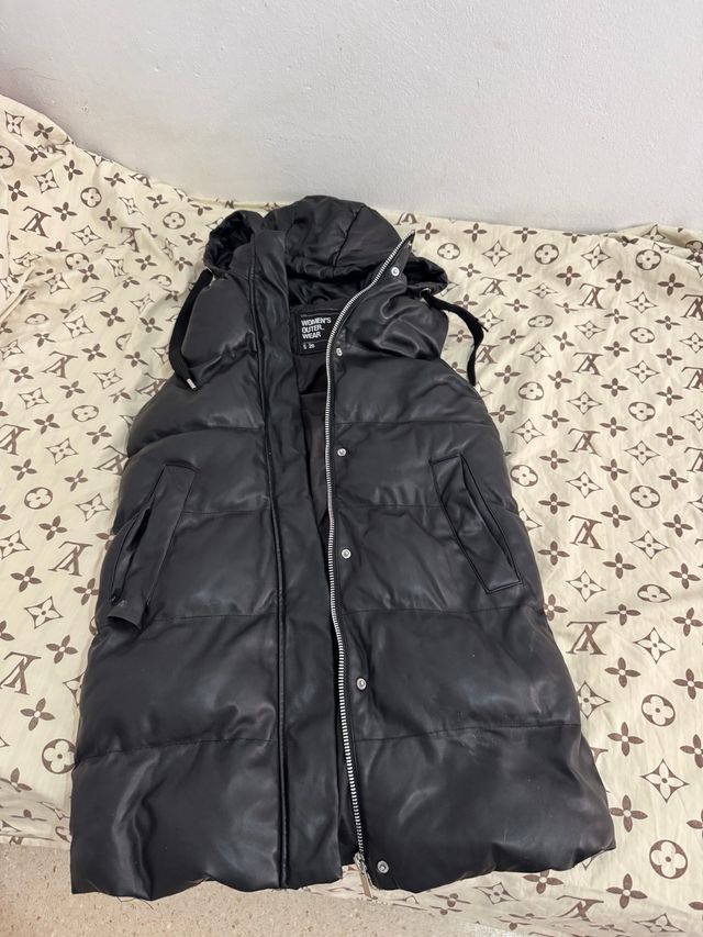 Chaleco acolchado negro talla S