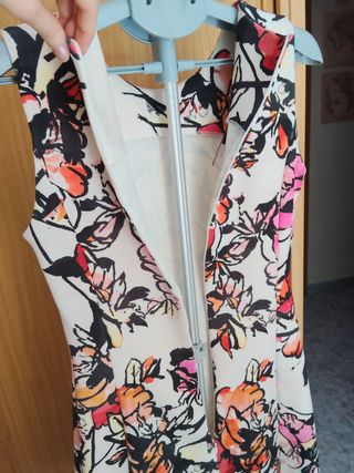 Vestido Mango Collection Talla S Estampado Floral