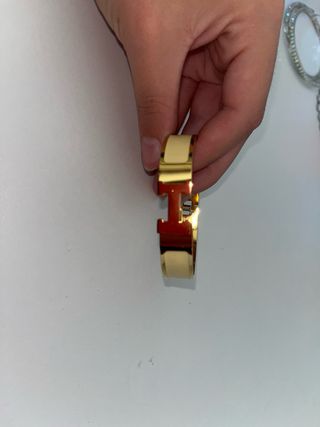 Bracciale oro e panna stile luxury