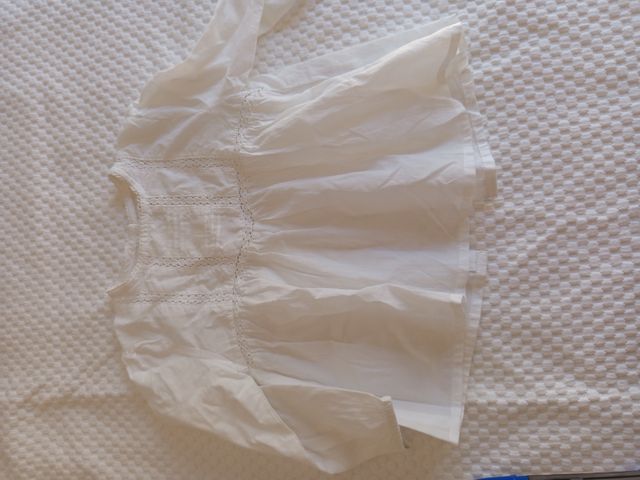 Blusa blanca 2/3 años