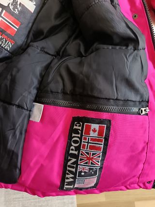 Anorak Geographical Norway Rosa Talla M
