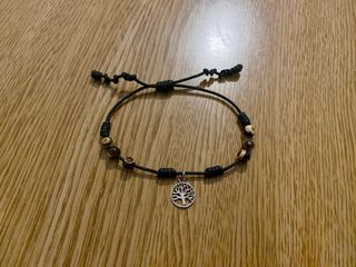 Pulsera Árbol de la Vida Plata y Ojo de Tigre