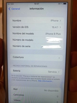 iPhone 8 Plus Oro/Bianco