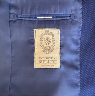 Completo sartoriale Made in Italy blu