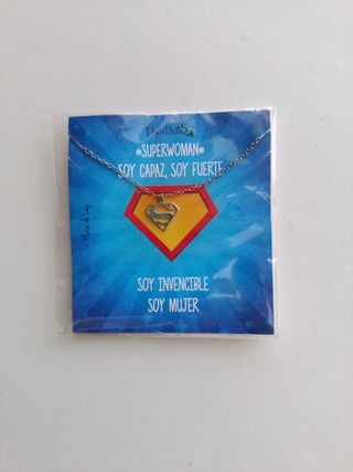 Cadena colgante Superman - Plata de Ley