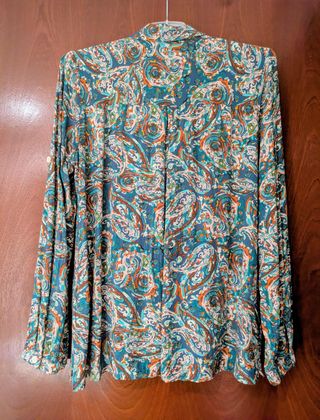 Blusa Paisley Verde