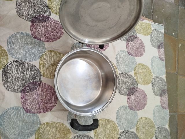 Olla de Acero Inoxidable con Tapa