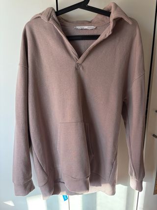 Sudadera Bershka Beige