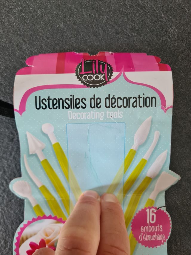 Estecas para modelar fondant/arcilla