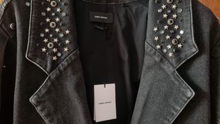 Chaqueta Isabel Marant Negra Tachuelas