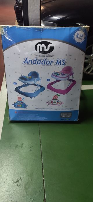 Andador MS gris
para bebé 6-18 meses