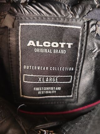 Giubbotto effetto pelle ALCOTT uomo nero